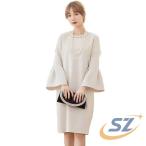 パーティードレス 結婚式 フォーマル ワンピース ミニドレス ミディアム 膝丈 膝下 シェンヘン ドレス 2次会 二次会 フリル レース 20代 30代 40代 50代