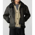 ショッピングSHIRTS SHIPS / シップス BENCH MARKING SHIRTS: フェイク ムートン B3 ブルゾン