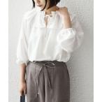 SHIPS / シップス SHIPS Colors:〈洗濯機可能〉AIRTUM フリルカラー ブラウス