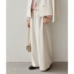 SHIPS / シップス SHIPS Colors:〈手洗い可能〉ポリエステル/リネン スラブ ワイド パンツ◇