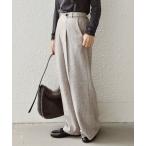 ショッピングcolors SHIPS / シップス SHIPS Colors:〈手洗い可能〉カラー ミックス ツイード ボタン ワイドパンツ◇