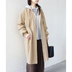 SHIPS / シップス SHIPS Colors:〈手洗い可能〉ツイル ノーカラー タック コート◇