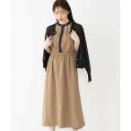 SHIPS for women / シップスウィメン SHIPS Colors_〈手洗い可能〉配色 ギャザー フレンチスリーブ ワンピース◇