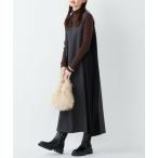 SHIPS / シップス SHIPS Colors:〈手洗い可能〉プリーツ コンビ ジャンパー ワンピース