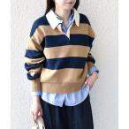 SHIPS / シップス SHIPS Colors:〈手洗い可能〉コットン / アクリル ラガー ニット