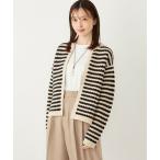 SHIPS / シップス SHIPS Colors:〈手洗い可能〉柄編み ノーカラー ニット ジャケット