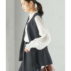 ショッピングセレモニー SHIPS / シップス 〈洗濯機可能 / セレモニー対応可〉ポリエステル レーヨン ダンボール ジレ