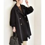 SHIPS / シップス quaranciel: リバー スタンド &amp; テーラード ダブルブレスト Aライン コート