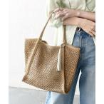 SHIPS for women / シップスウィメン SHIPS any_ タッセル 透かし編み ペーパー トート バッグ