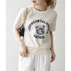SHIPS / シップス Mixta:〈洗濯機可能〉アニマル ロゴ ショート スリーブ TEE