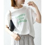 SHIPS / シップス SHIPS any:〈洗濯機可能〉シアー 裏毛 ロゴ TEE