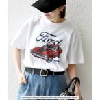 SHIPS / シップス GOOD ROCK SPEED:〈洗濯機可能〉Ford CAR ロゴ プリント TEE