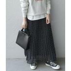 SHIPS / シップス SHIPS any: ドット プリーツスカート