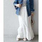 SHIPS / シップス SHIPS any:〈ウォッシャブル〉レース パッチワーク スカート