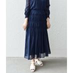 SHIPS / シップス SHIPS any:〈洗濯機可能〉シアー ドビー シャーリング スカート