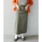 SHIPS / シップス SHIPS any:〈ウォッシャブル〉オーガニック ツイル ストレート スカート