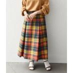 SHIPS / シップス SHIPS any: 〈ウォッシャブル〉IN.TES.PRA チェック タック スカート