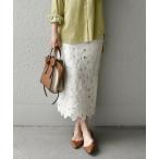 SHIPS / シップス SHIPS any: レース ストレート タイトスカート