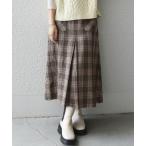 SHIPS / シップス SHIPS any: ウール ミックス チェック スカート
