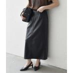SHIPS / シップス SHIPS any: クロス ステッチ Iライン スカート