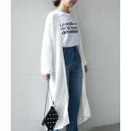 SHIPS / シップス SHIPS any: クロシェ ニット ロング カーディガン