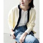 SHIPS / シップス SHIPS any:〈手洗い可能〉バイカラー スキッパー ニット カーディガン