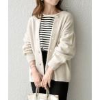 SHIPS / シップス SHIPS any: ファーリー ニット タック パフスリーブ カーディガン