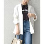 SHIPS / シップス SHIPS any:シャンブレーリネンミックス ライトジャケット
