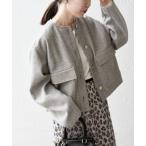 SHIPS / シップス SHIPS any: エア ニードル ポケット コンパクト ノーカラー ジャケット