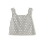 TOMORROWLAND / トゥモローランド サキソニードットジャカード スクエアキャミソールトップ