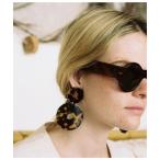 ADAM ET ROPE' / アダム エ ロペ 【Apres ski】 Scabiosa Tortoise  earrings（ピアス）