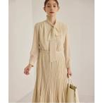 ROPE' / ロペ 【雑誌掲載】ジョーゼットシフォンプリーツワンピース
