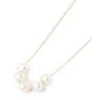 Harriss / ハリス 5ＰＣＳ淡水パールショートネックレス