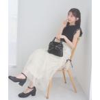 MAJESTIC LEGON / マジェスティックレゴン チュールギャザーティアードスカート