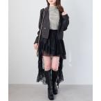 MAJESTIC LEGON / マジェスティックレゴン アシメレースミニスカパン