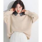 ショッピングクールネック le.coeur blanc / ルクールブラン モックネックチャイニーズラクーンプルオーバー