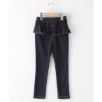 petit main / プティマイン カットデニムフリルPT