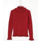 PINK HOUSE / ピンクハウス ●モチーフ付きタートルリブニット