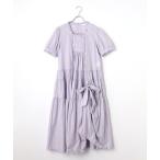 PINK HOUSE / ピンクハウス たくし上げリボン付きローンワンピース