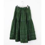 ショッピングピンク PINK HOUSE / ピンクハウス ローンティアードミディスカート