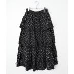 PINK HOUSE / ピンクハウス フリル使いロングスカート