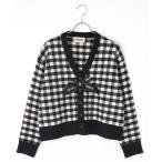 PINK HOUSE / ピンクハウス ギンガムチェックニットカーディガン
