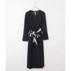 ショッピングサッシュベルト INGEBORG / インゲボルグ サッシュベルト付きワンピース