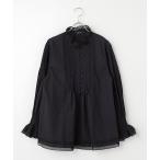 ショッピングローン INGEBORG / インゲボルグ シルクローンスタンドカラーブラウス