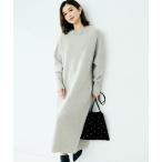 UNTITLED / アンタイトル 【ロング丈/ゆったりシルエット】テントライン ニットワンピース