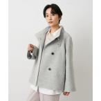 UNTITLED / アンタイトル 【スタンドカラー/オンオフ使える】クラシカルツイードコート