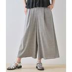 ショッピングスカーチョ INDIVI / インディヴィ 【洗える／清涼感◎】ワイドフレアパンツ／スカーチョ