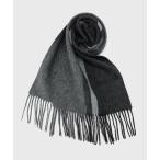 TAKEO KIKUCHI / タケオキクチ カシミヤブレンドパネルマフラー