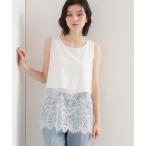 THE SHOP TK / ザ ショップ ティーケー 裾レースタンクトップ