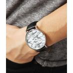 Yahoo! Yahoo!ショッピング(ヤフー ショッピング)SHIFFON / シフォン 【AKM Contemporary】カモフラージュ柄シルバーフレームレザーウォッチ